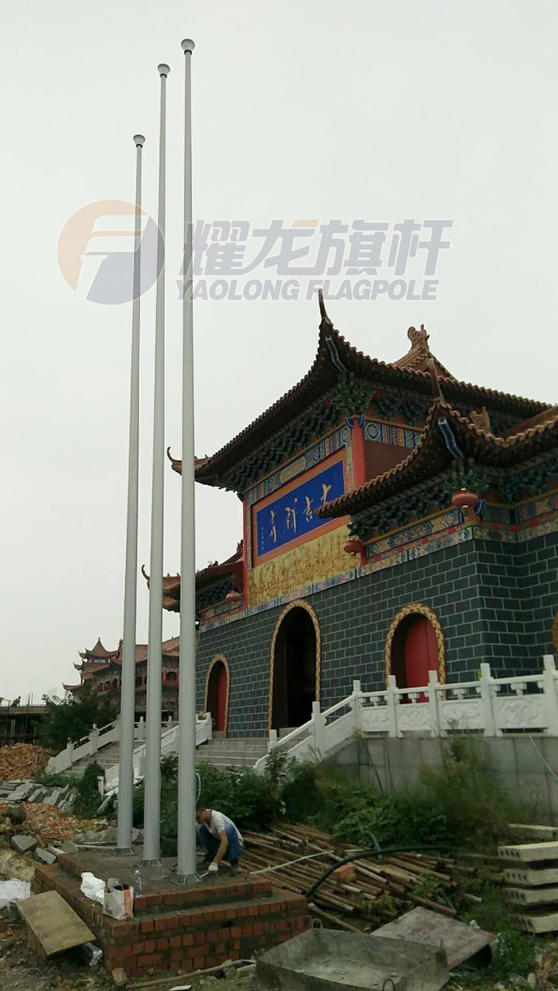 江苏淮安洪泽大吉祥寺旗杆